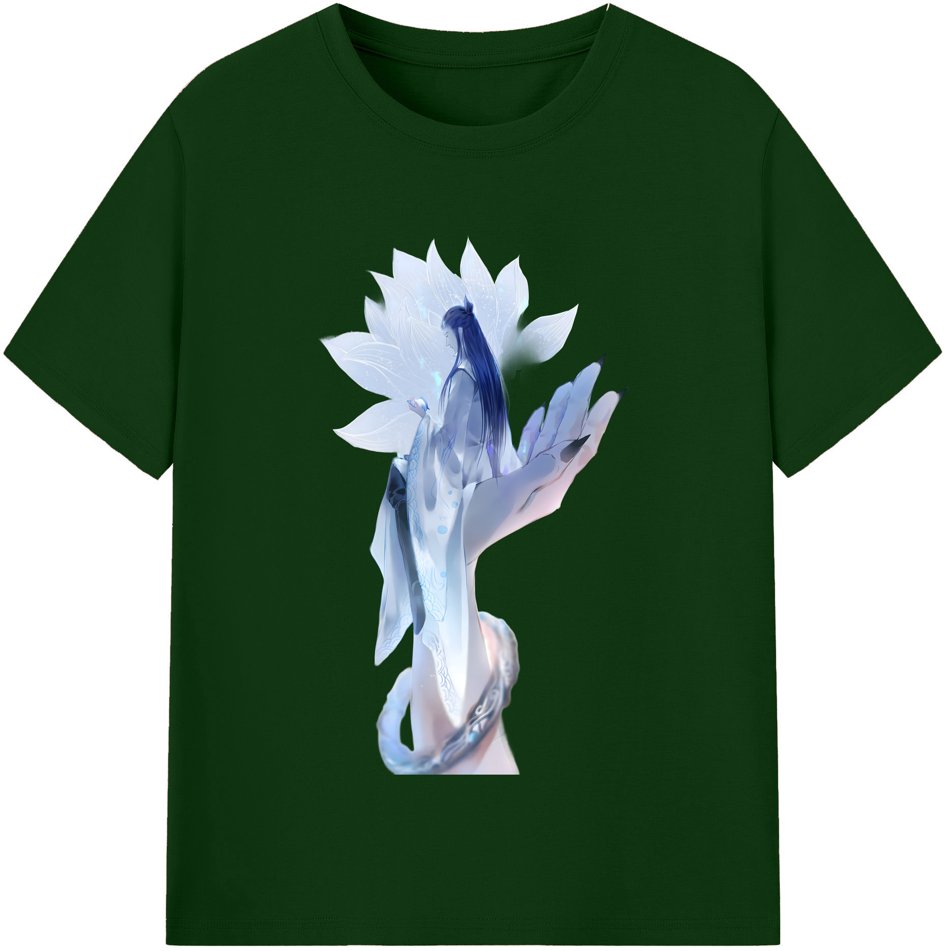 （画像用） Ne Zha 2 ナタ 魔童の大暴れ 綿100％半袖Tシャツ（フロントプリント）